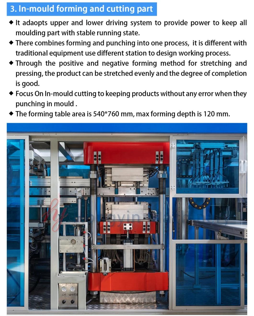 Automatic Thermoforming PE Machine for Plastic Containers