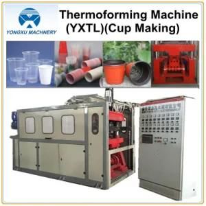Plastic Food Box Drinking Cups Making Forming Machine (YXTL750*350)