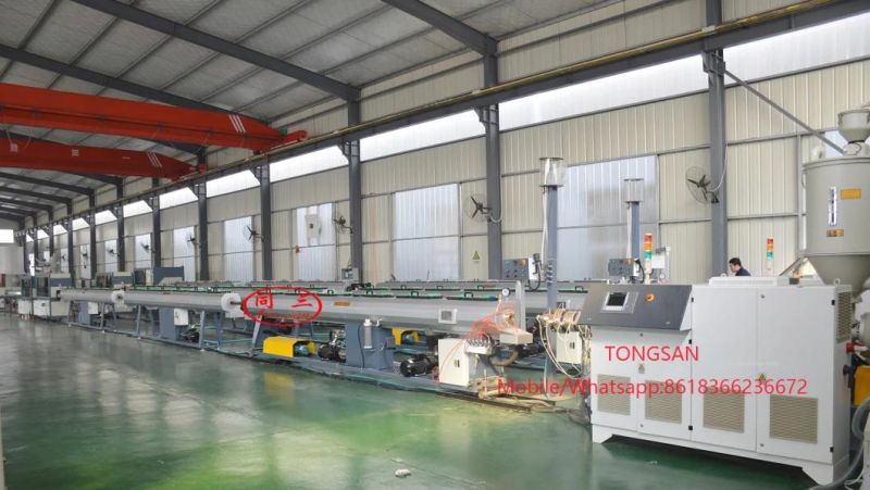 Plastic HDPE PE LDPE PPR Pipe Hose Single Screw Extruder