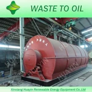 High Oil Yield Crude Oil From Waste Tyres and Plastic Pyrolysis Plant
