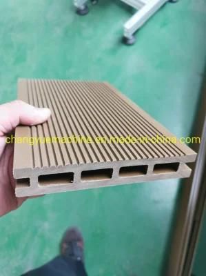 WPC PVC PE Plastic Wood Composite Outdoor Decking Production Line