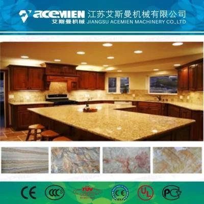 300-600mm Plastic PVC Artificial Marble Stone Sheet / Profile / Ceiling Making Machine