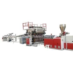 Stone Plastic Artificial Marble Floor Sheet Extrusion Production Line