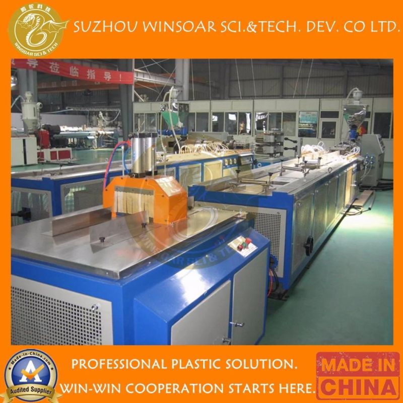 Plastic Extruder PVC Cable Wire Trunking Profile Making Machine