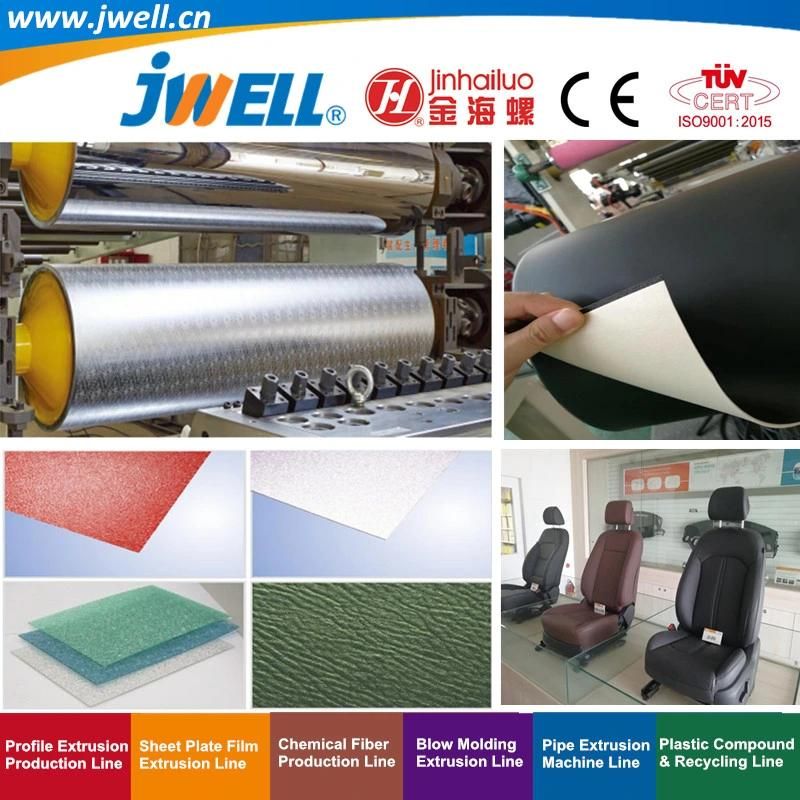 Jwell - Embossing Roller Used for PMMA|PC PP Plastic Sheet and Board for Recycling Agricultural Making Extruder Machine