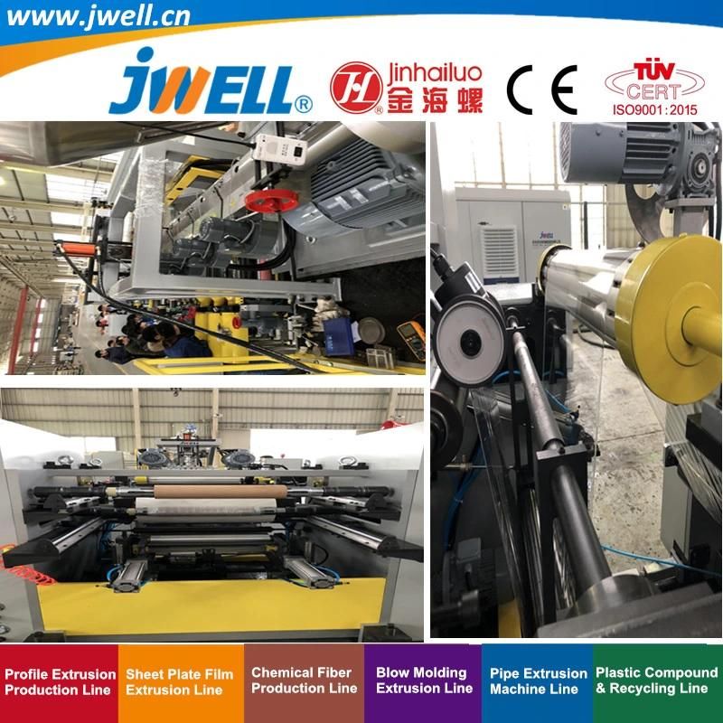 Jwell - Transparent Automobile TPU Extrusion Plastic TPU EVA Film Sheet Extruder