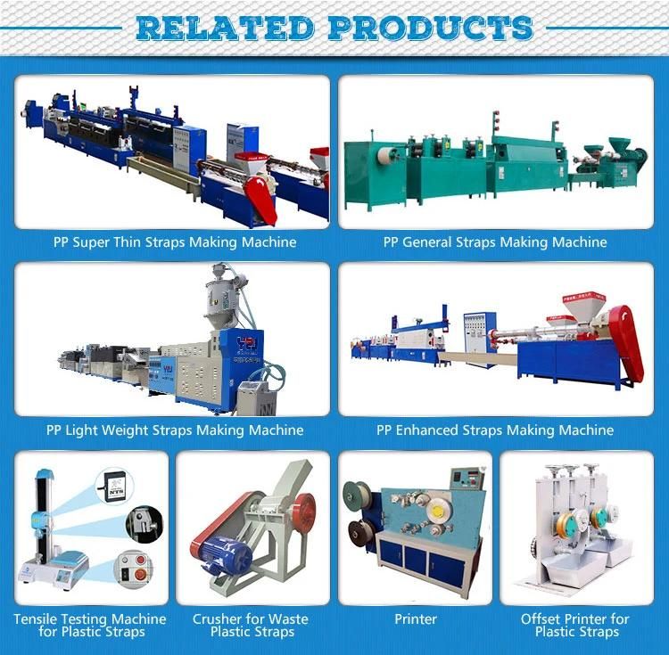 Professional High Quality Produce Ordinary PP Strap Making Machine