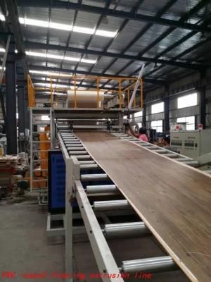 PVC Flooring Extrusion Line; PVC Flooring Extruder