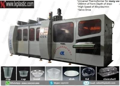 3up PS Tray on Lid Thermoforming Machine Equipment