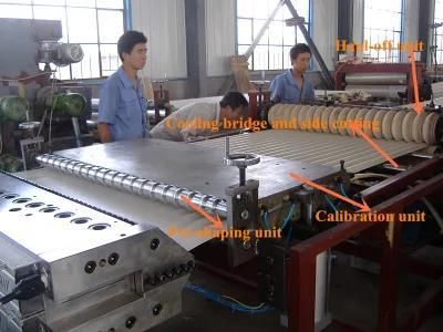 PVC Wave Roofing Sheet Line