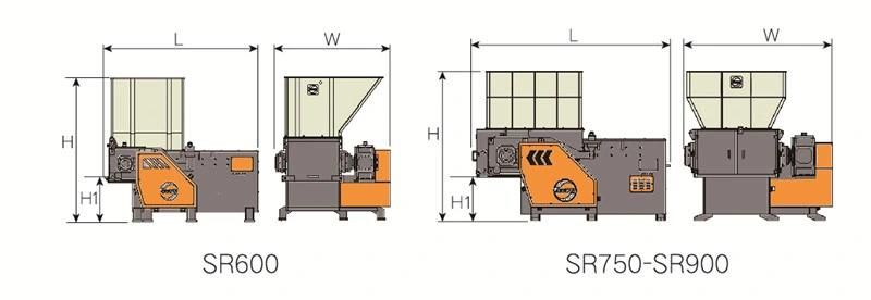 Plastic Lump Shredder/Plastic Lumps Cutting Machine Shredder