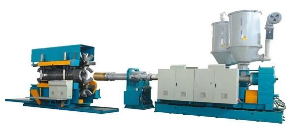 Jwell PE PP PVC Double Wall Corrugated Pipe Extrusion Line Plastic Tube Extruder Machine