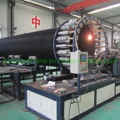 HDPE Large Diameter Hollow Wall Winding Pipe Production Line/Winding Pipe Extrusion ...