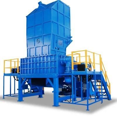 Industrial Small Paper Plastic Bottle Glass Garbage Solid Waste Pallet Recycling Shredder
