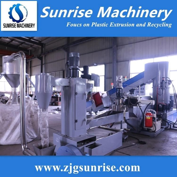 500kg/H LDPE PE PP Film Bags Waste Plastic Pelletizing Granulating Machine