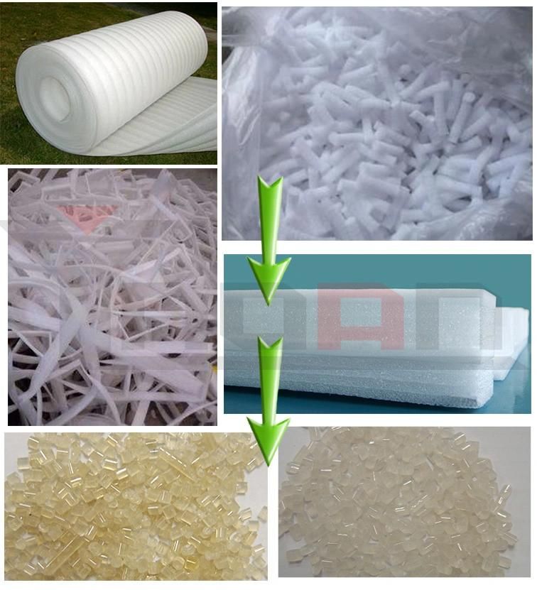 New Waste Expandable Polyethylene EPE Foam Sheet Pipe Profile Recycler