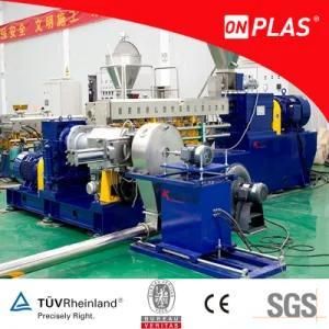 Black Master Batch Compounding Parallel Double Stage Twin Screw Extruder