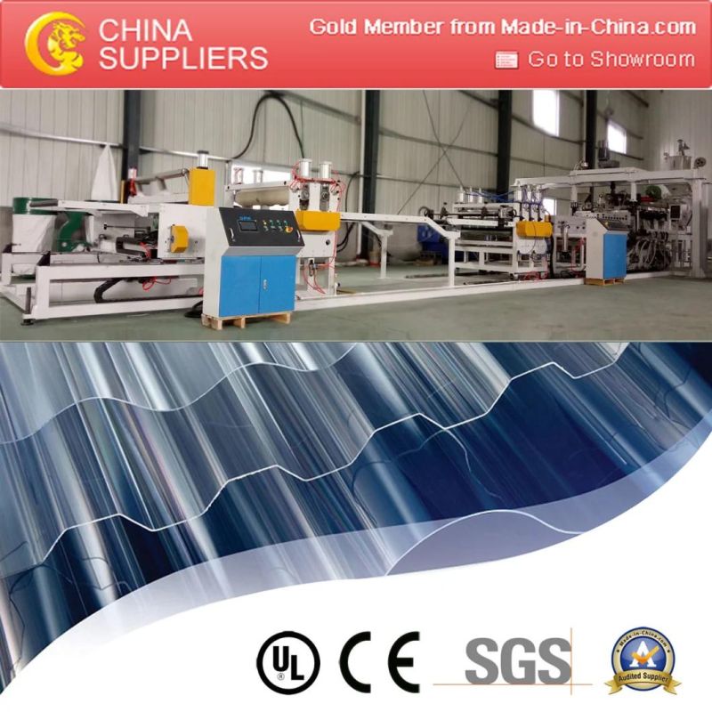 PVC Corrugated Sheet Extrusion Line