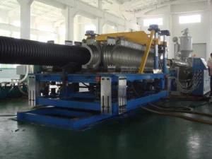 CE UPVC Double Wall Corrugated Pipe Extrusion Line