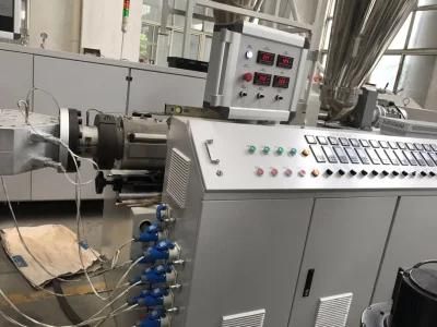 Automatic Plastic Single Screw HDPE Pipe Extrusion Line