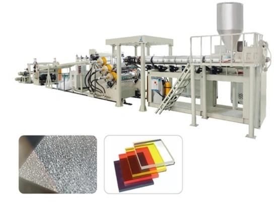 High Quality PA PS PP Pet PMMA Transparent Plastic Sheet Making Machine Line Pet Extruder Sheet Making Machine