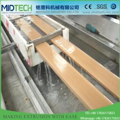 PP PE Wood Plastic Composite Wall Panel Outdoor Decking Making Machine PE WPC Profile ...