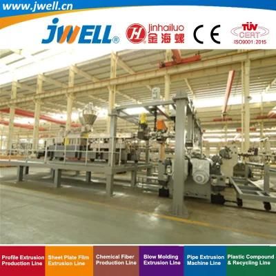 Jwell-PP and Wood Power Bamboo Powder Plastic and Fiber Composite Sheet Recycling Making ...