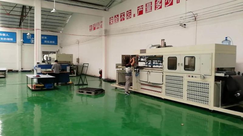 ABS, HDPE Plastic Plate Vacuum Suction Molding Machine