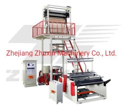 HDPE Lifting Frame Film Blowing Machine with Autoloader, mechanical Screen Changer