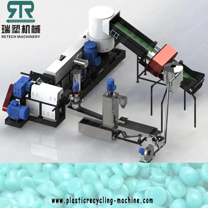 Plastic PP Lead-Acid Battery Recycling Machine Washing Pelletizing Equipment Line