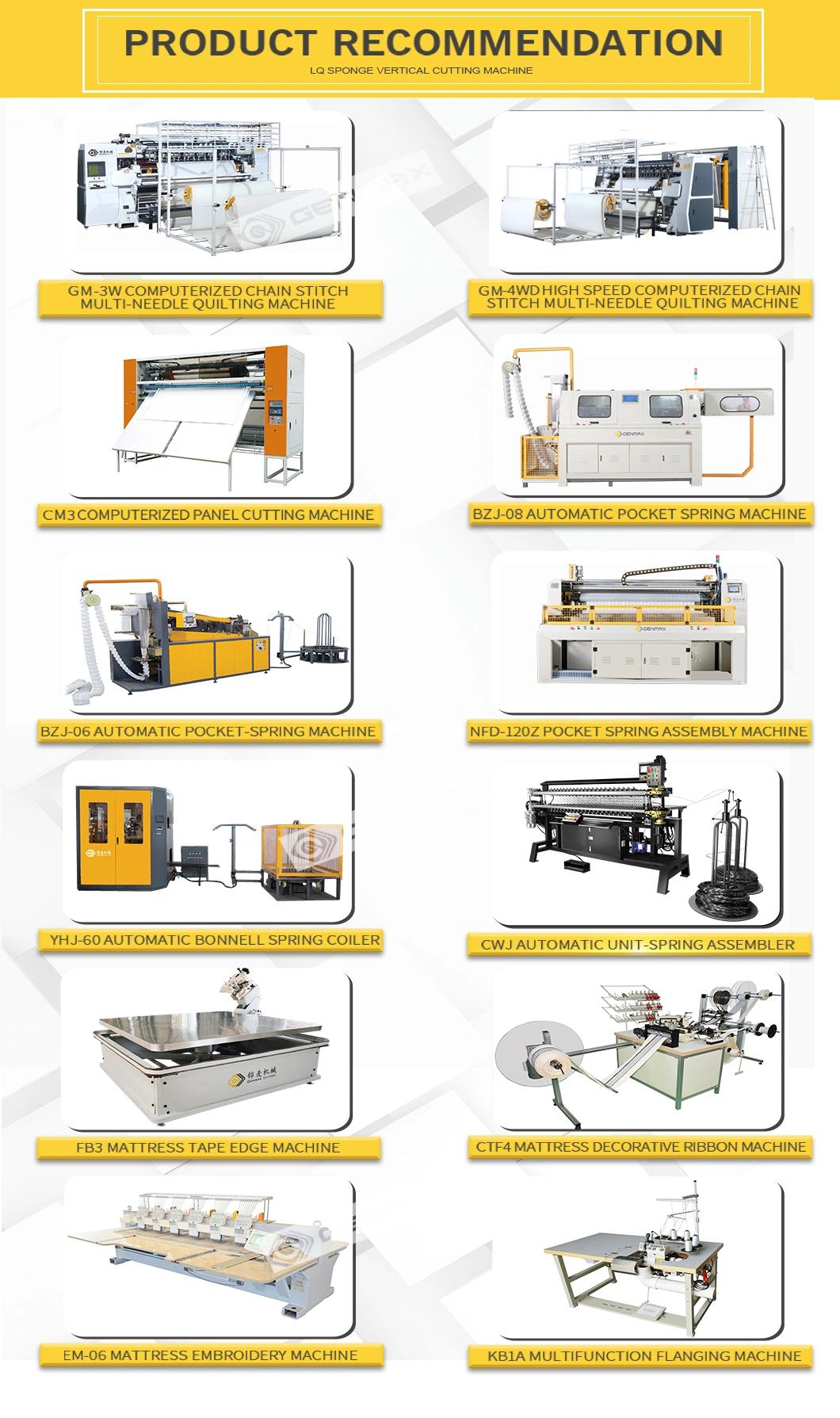Automatic Vertical Foam Cutting Machine Mattress Machine