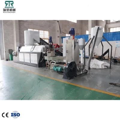 China Factory Waste Plastic PP PE LDPE HDPE Film Flakes Granulator