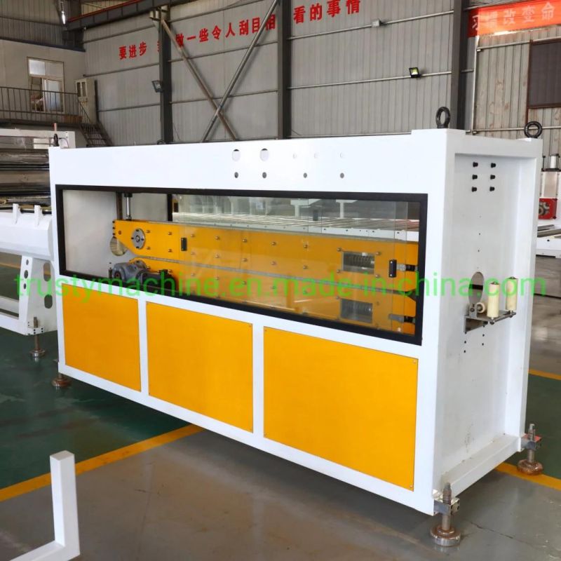 Qingdao Trusty Plastic Machinery Plastic Production Line Extruder PE/PP/HDPE Pipe Extrusion Line