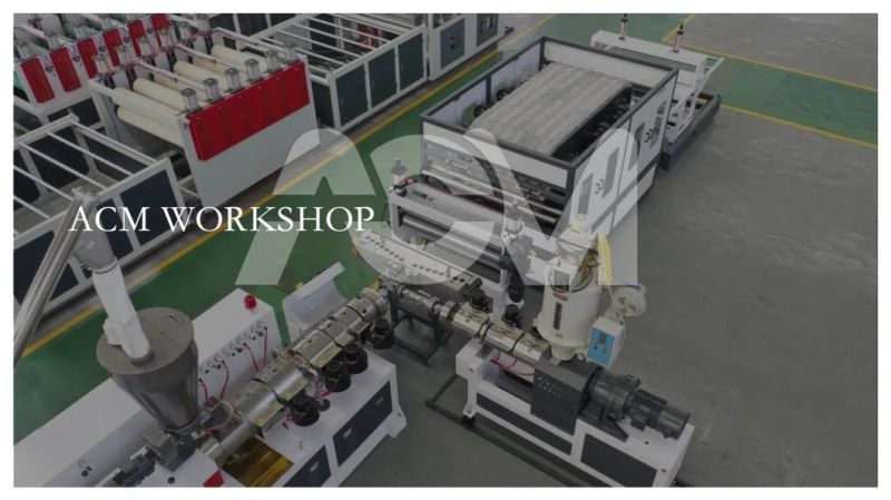 ASA U-PVC Colonial Glazed Corrugated Roof Tile Sheet Board Extrusion Machine