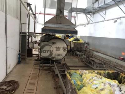 Double Shaft Shredder of Medical Waste for Municipal Solid Waste Shredder