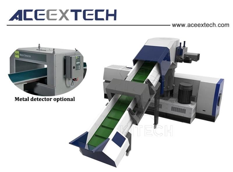 Scrap Plastic Recycling Extruder Granules Making LDPE HDPE LLDPE PE PP Film Pelletizing Line