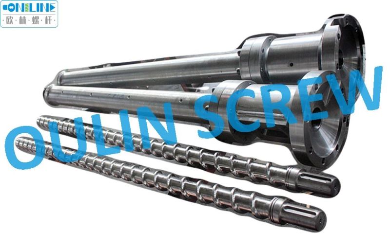60mm Bimetal Extrusion Screw Barrel with Water Cooling Jacket