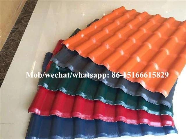 Plastic PVC Corrugated Roof Sheet Making Machine/Machine to Make Glazed Roofing Tile