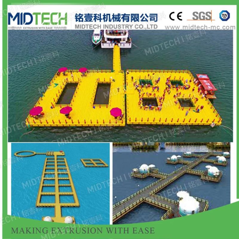 (Midtech Industry) Plastic Foaming PE/HDPE Ocean Marine Pedal Raft Profiles