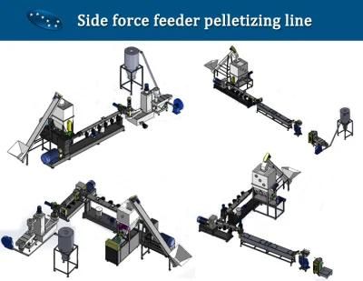 Plastic HDPE Recycle Pelletizer Extruder Machine