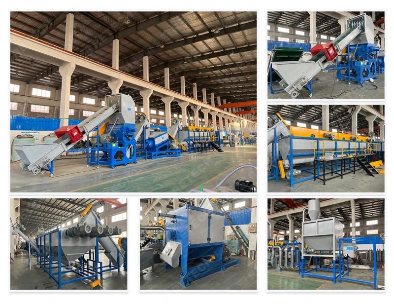 Waste Plastic PP PE LDPE LLDPE Film Grinding Washing Recycling Machine