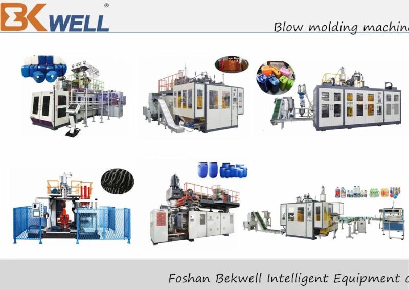 Made in China Bekwell Open Top Plastic Barrel Making Extrusion Blow Molding Machine