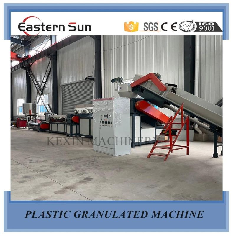 Water Ring Cutting Waste Plastic PE/PP/ABS Pelletizing Machine