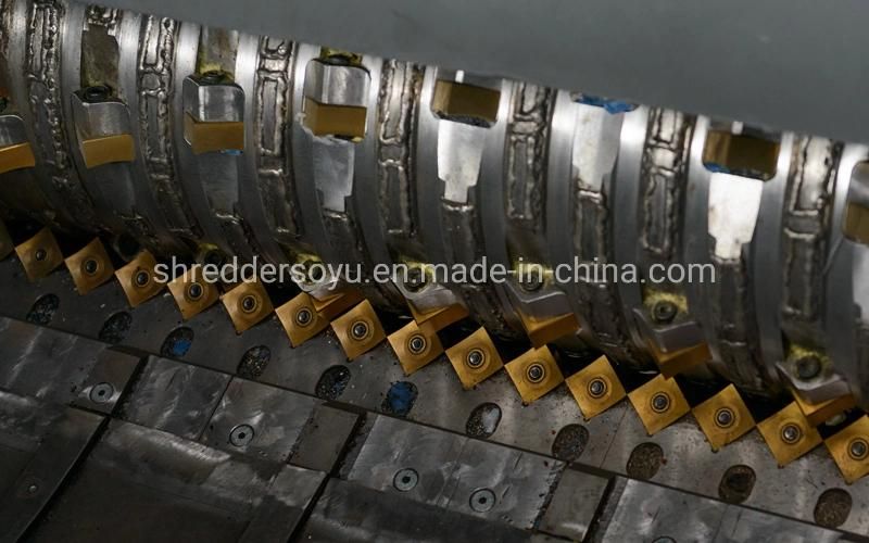 Plastic Shredder for Plastic Pipe/Board/Block/Plate/Sheet