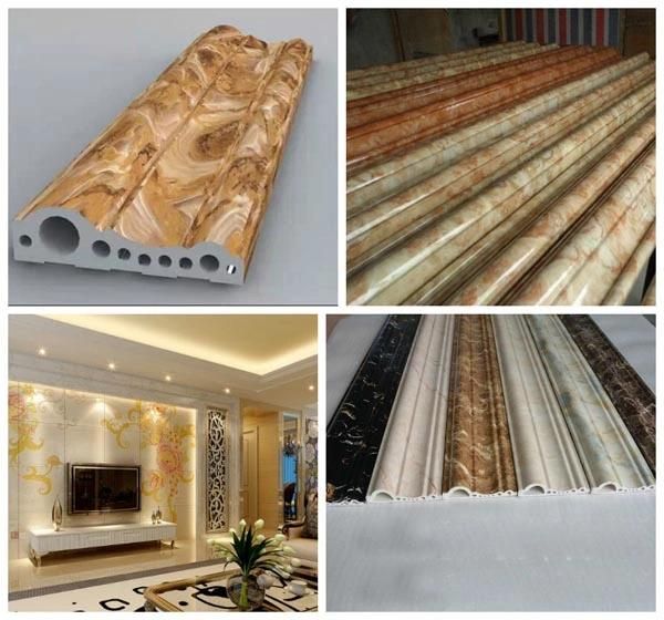 PVC Marble Profile Edging Line Extrusion Making Extruder Machine