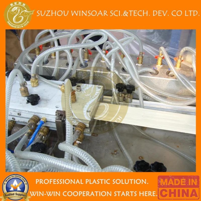 Plastic Extruder PVC Window Door Profile Production Extrusion Making Machine