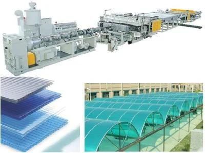 PP PE PC Hollow Sheet/Grid/Plate/Board/Extrusion Line Machine