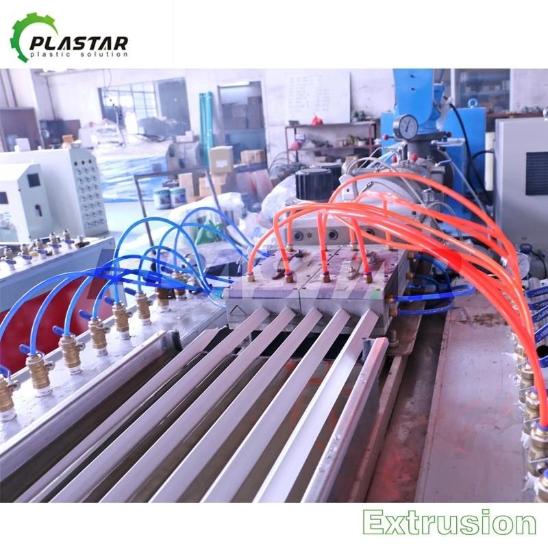 6 in 1 Plastic PVC Corner Bead Extrusion Making Machine / PVC Angle Bead Extrusion Line