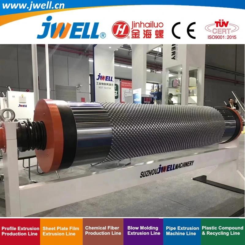 Jwell - Embossing Roller Used for PMMA|PC PP Plastic Sheet and Board for Recycling Agricultural Making Extruder Machine