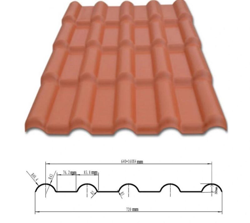 Acemien Spanish Roof Tile 720 Tile Extrusion Machine
